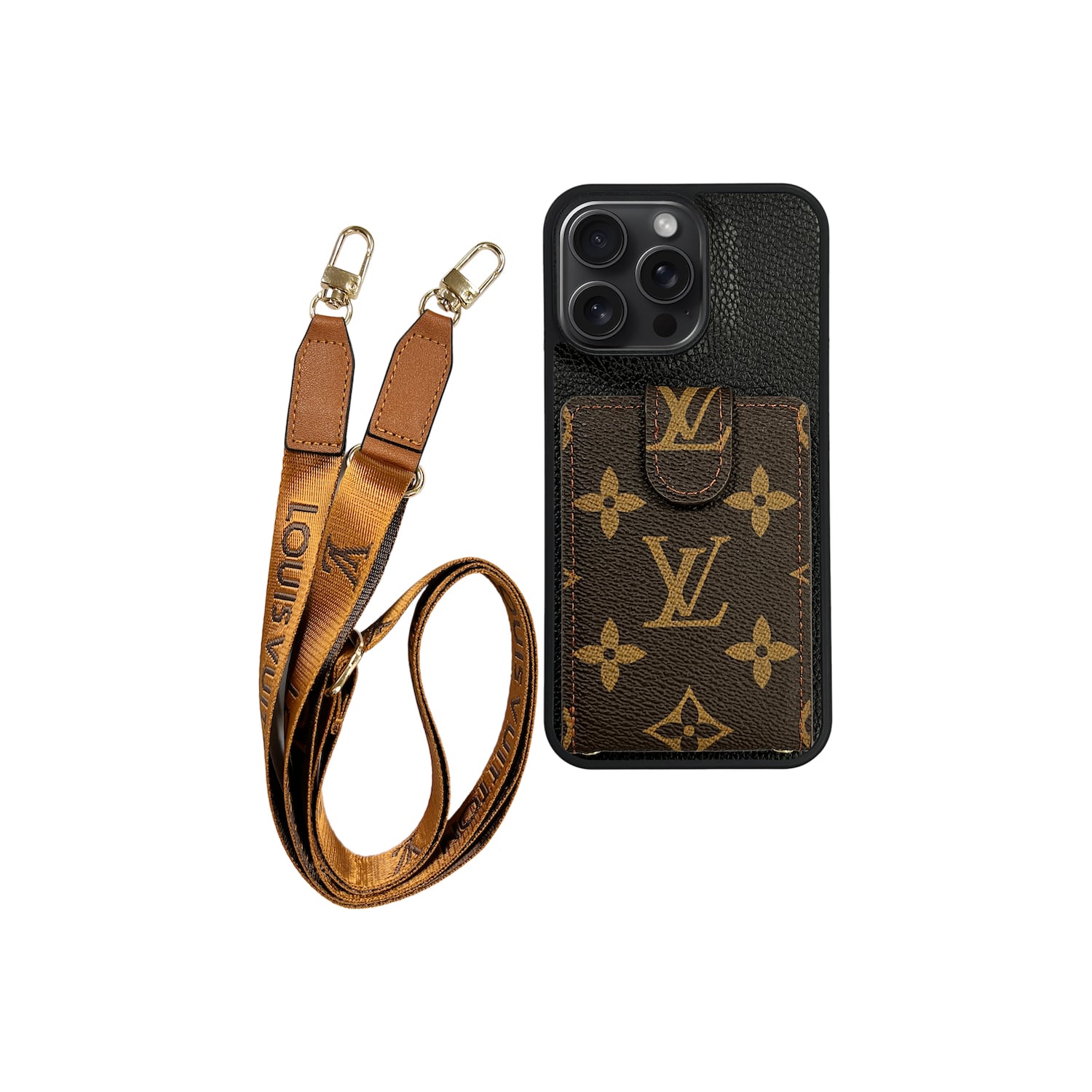 Coque LV avec bandoullière et petite poche
