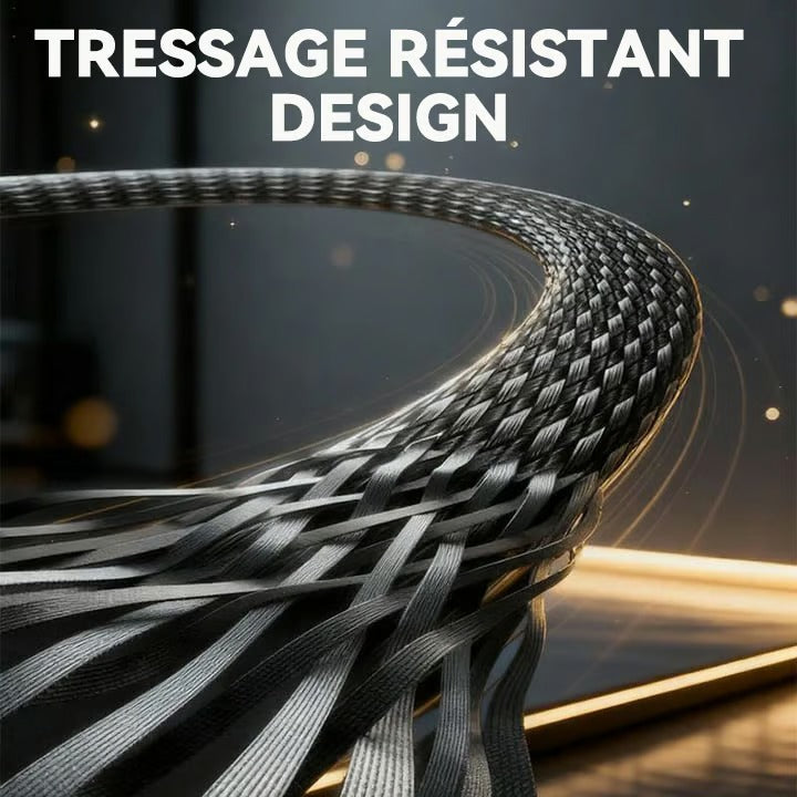 Ultra Link™ I Câble de charge rapide 240W tressé 2 en 1 avec support de téléphone intégré